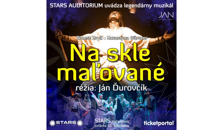 Kultový muzikál Na skle maľované na vás čaká na javisku bratislavského STARS auditoria a v lete 2025 aj na najväčších slovenských amfiteátroch.